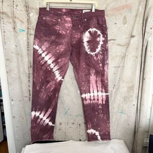Todd Snyder Slim Fit Stretch Denim Tie Dye Jeans, 32x28